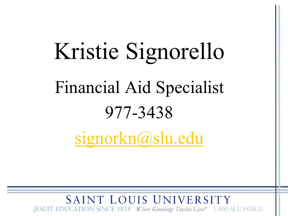 Financial Aid Specialist
