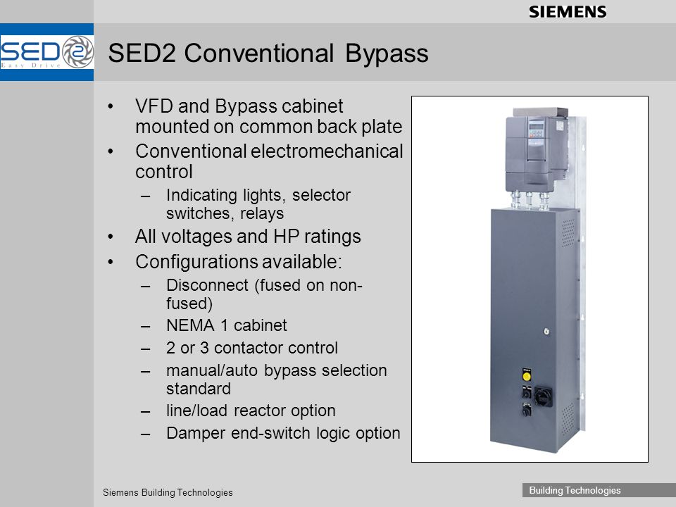 SED2 Conventional Bypass