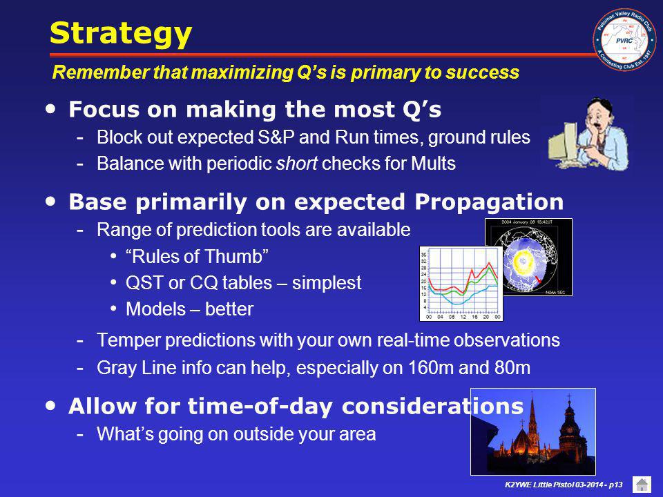 Strategy Focus on making the most Q’s