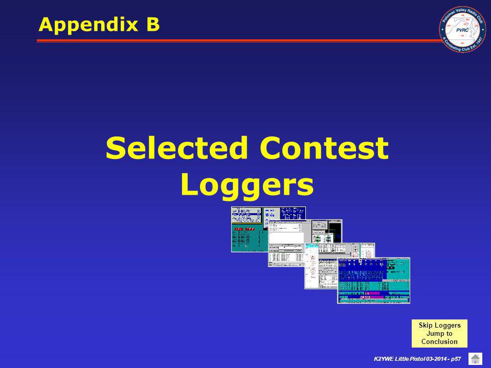 Selected Contest Loggers
