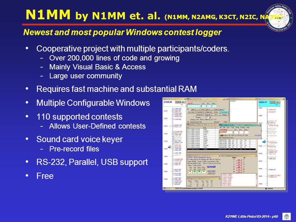 N1MM by N1MM et. al. (N1MM, N2AMG, K3CT, N2IC, NA3M)