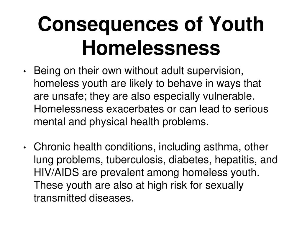 runaway youth consequences