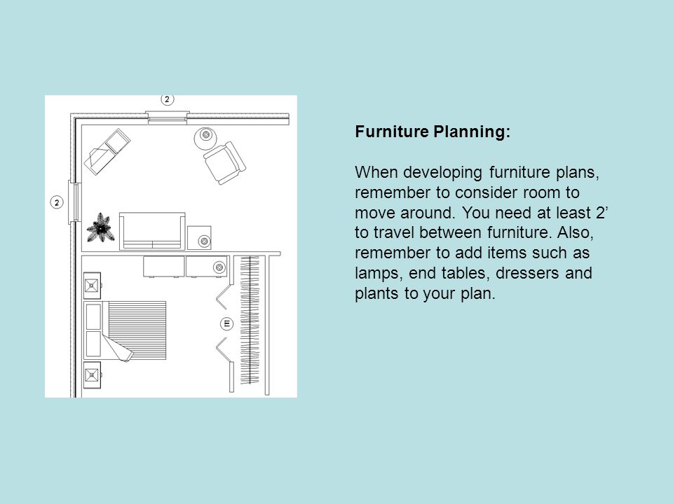 Furniture Planning: