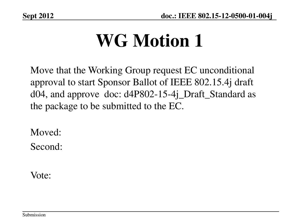 Sept 2012 WG Motion 1.