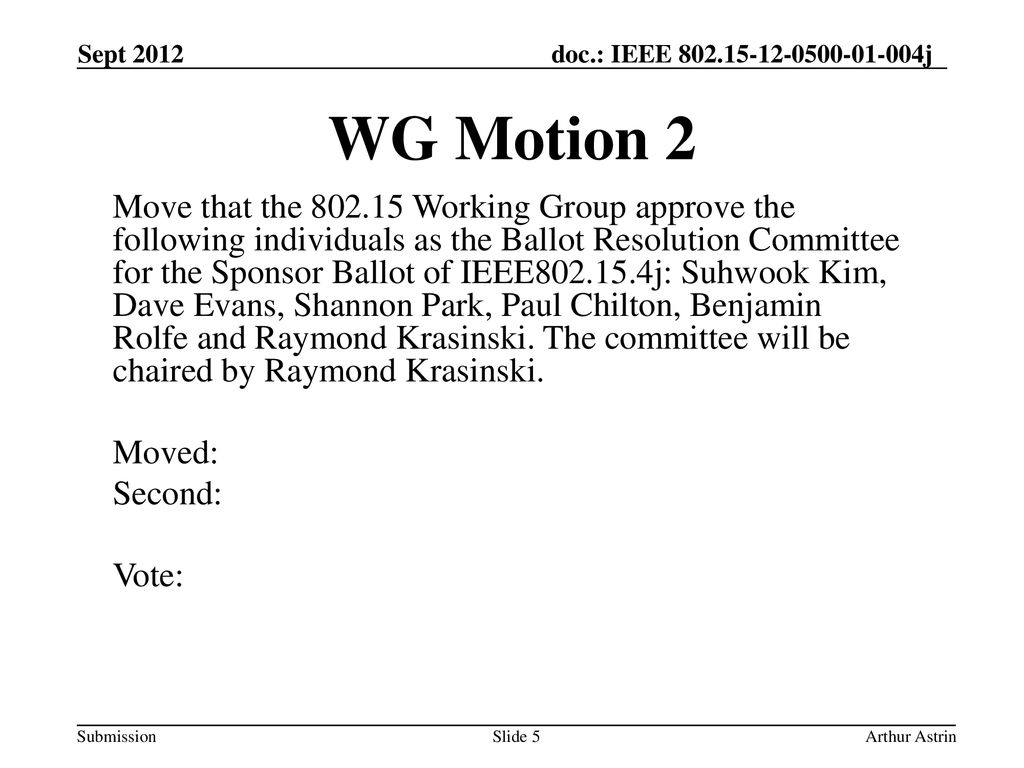 Sept 2012 WG Motion 2.