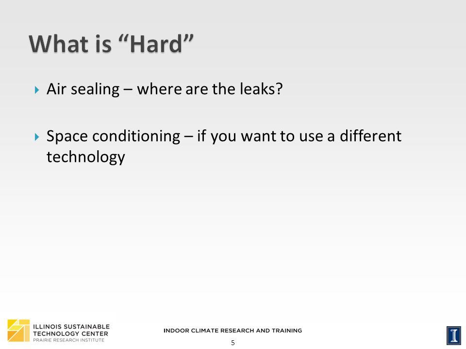 What is Hard Air sealing – where are the leaks