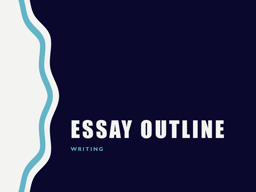 Essay Outline writing