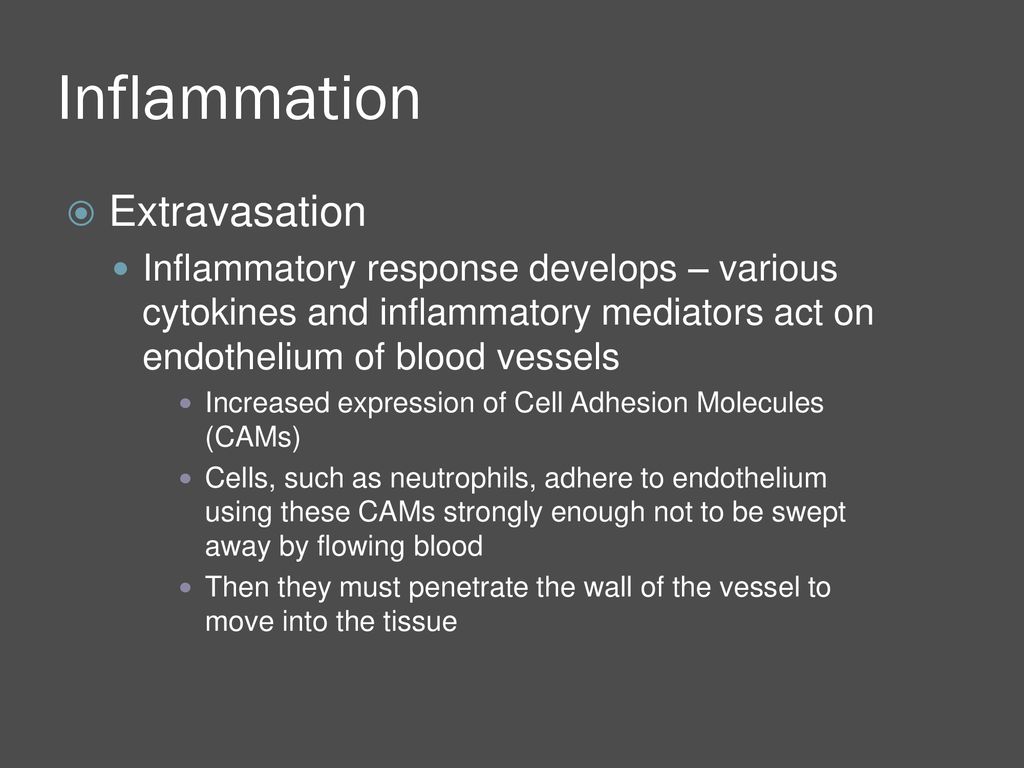 Inflammation Extravasation