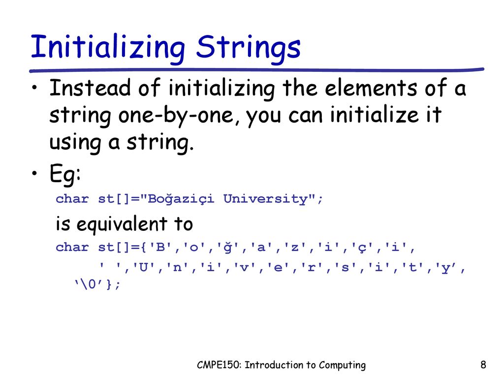 Strings Ppt Download