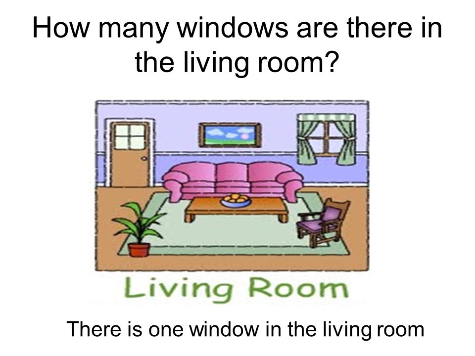 How many windows are there in the living room