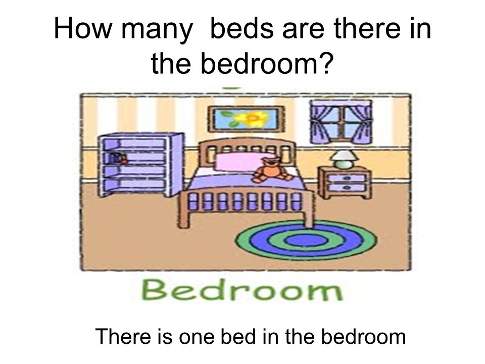 How many beds are there in the bedroom