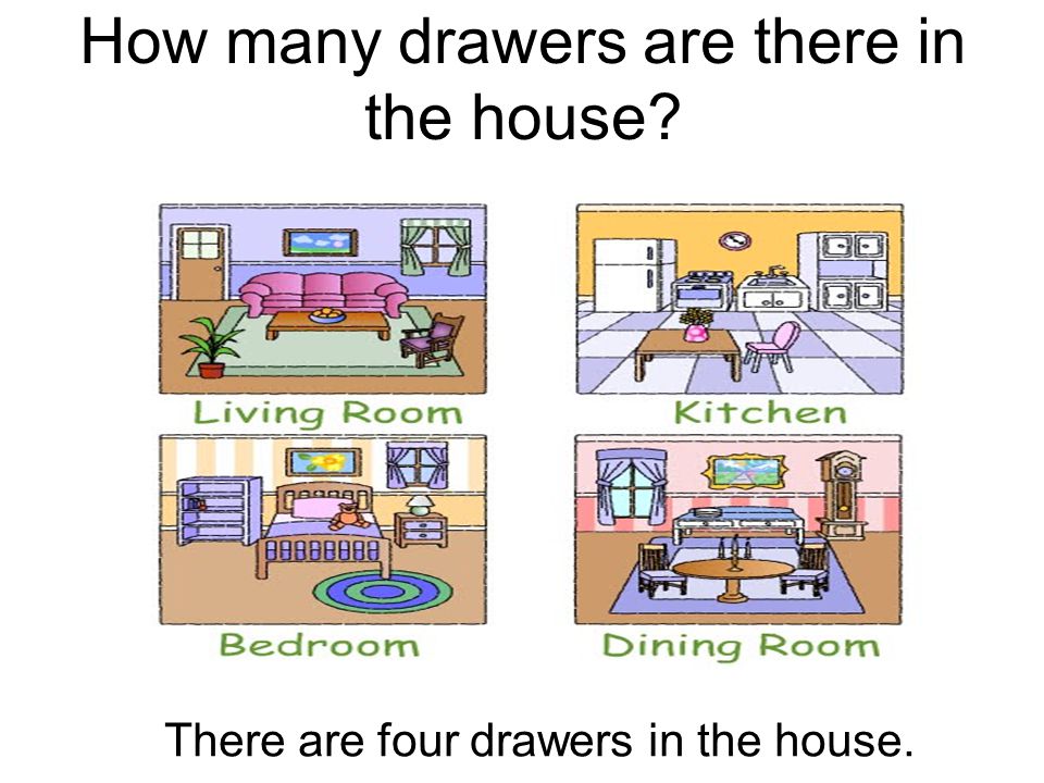 How many drawers are there in the house
