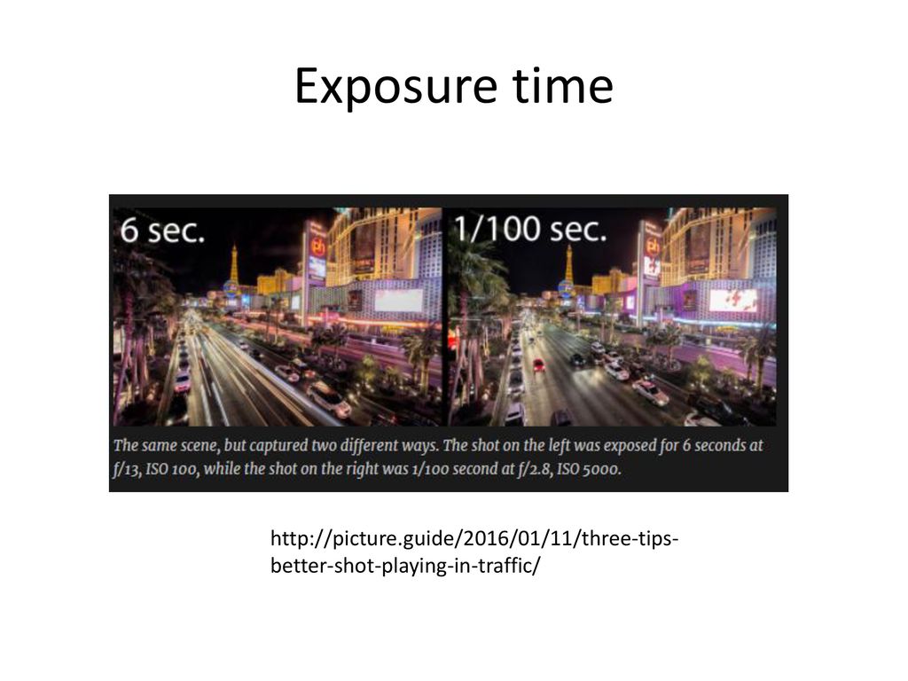 Exposure time