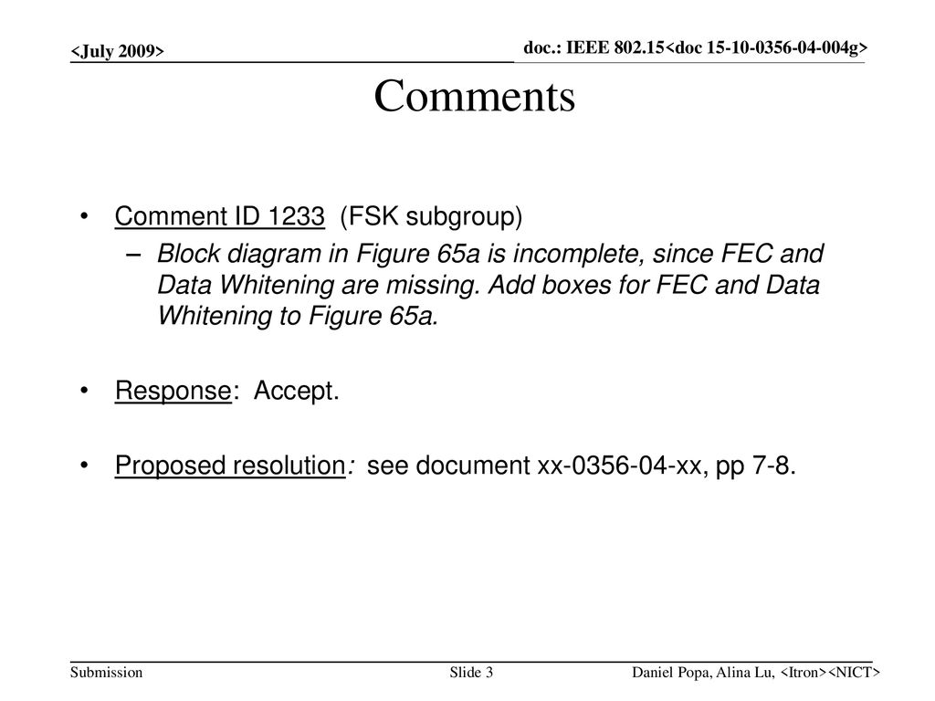Comments Comment ID 1233 (FSK subgroup)