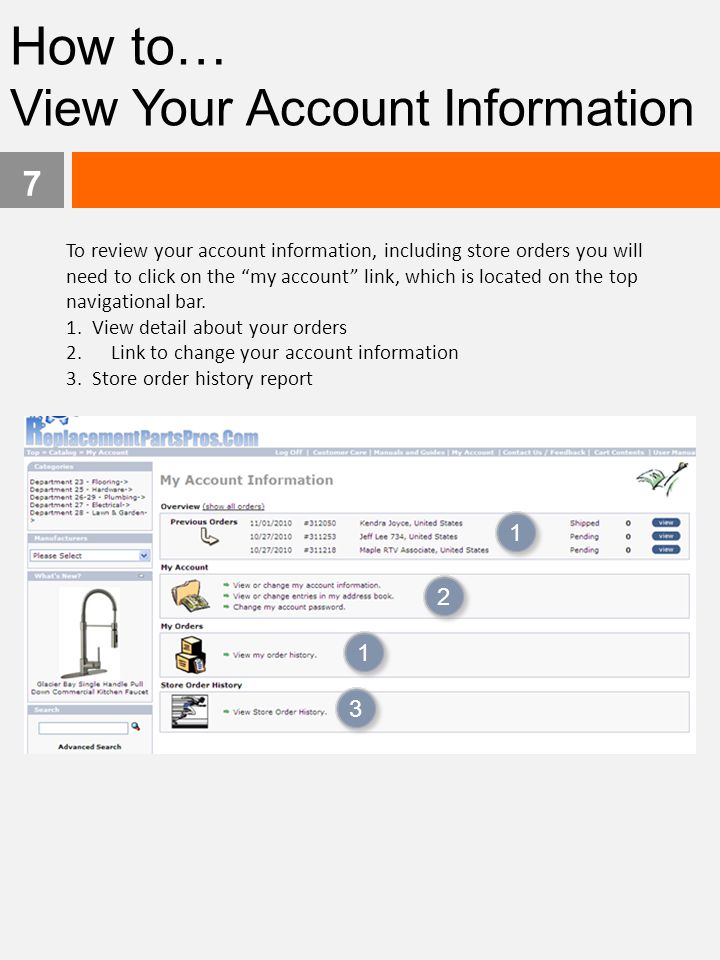 How to… View Your Account Information