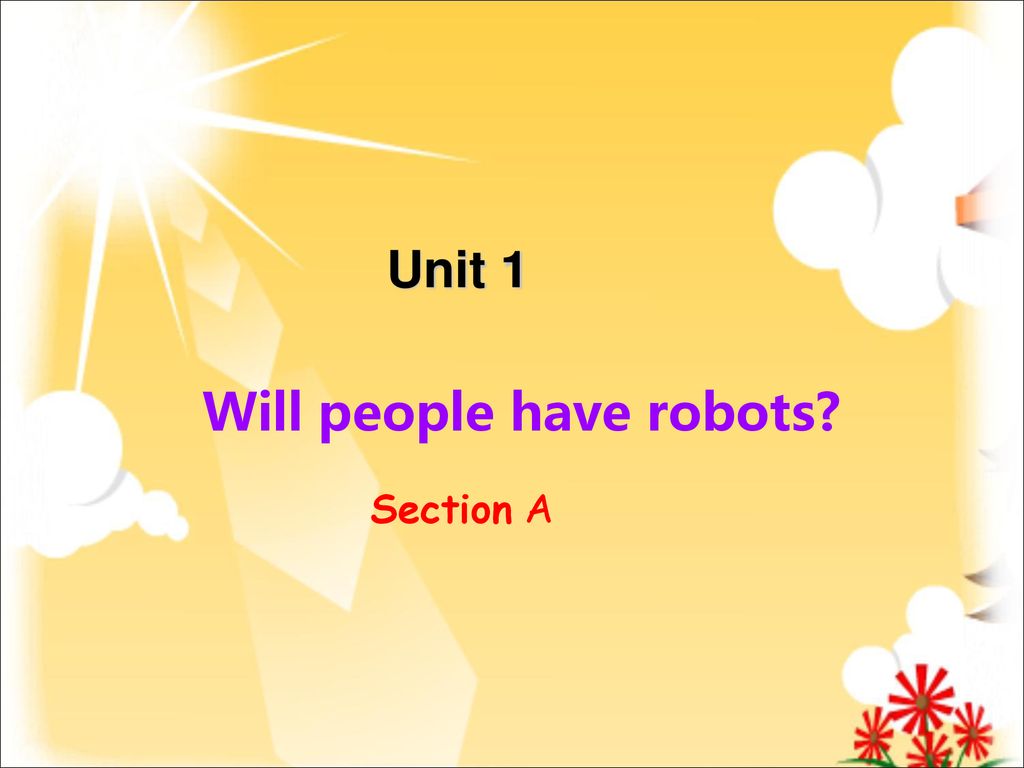 Will people have robots