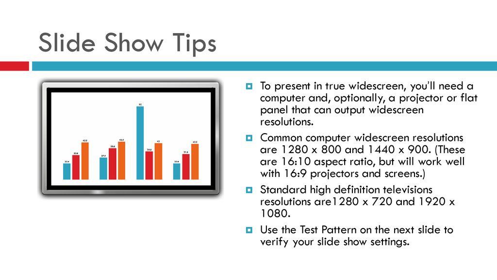 Slide Show Tips