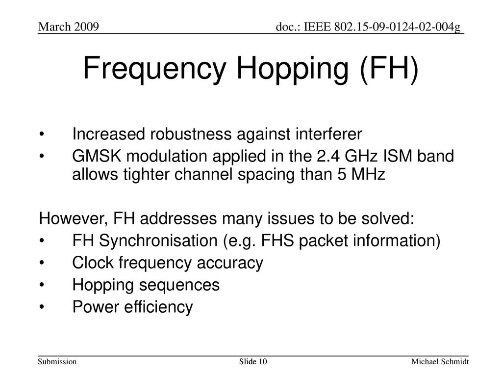Frequency Hopping (FH)