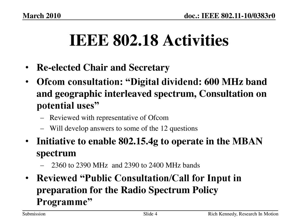 IEEE Activities Re-elected Chair and Secretary
