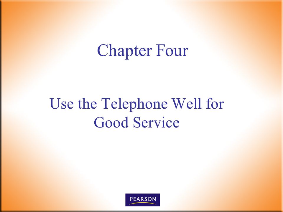 Use the Telephone Well for Good Service