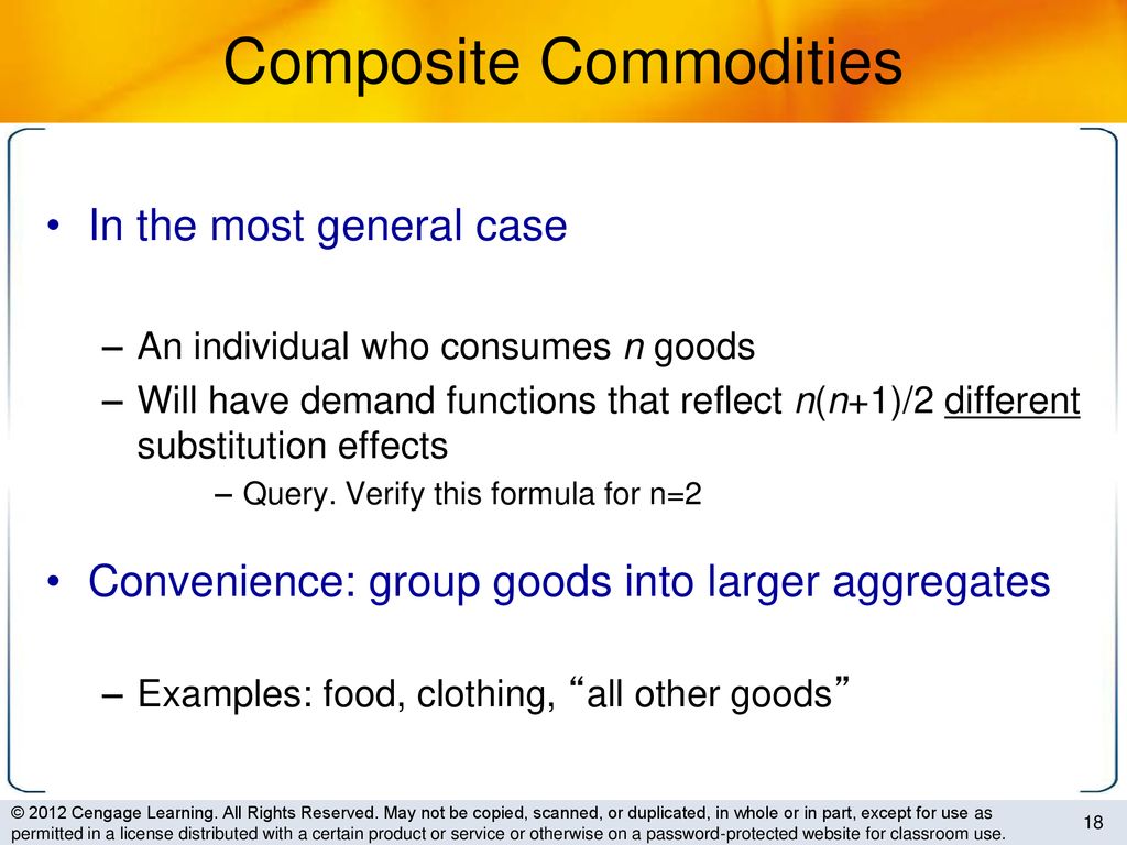 Composite Commodities