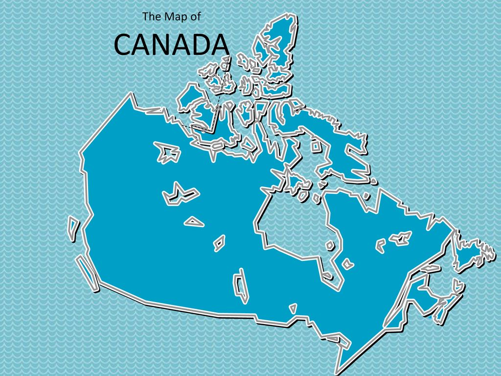 The Map of CANADA