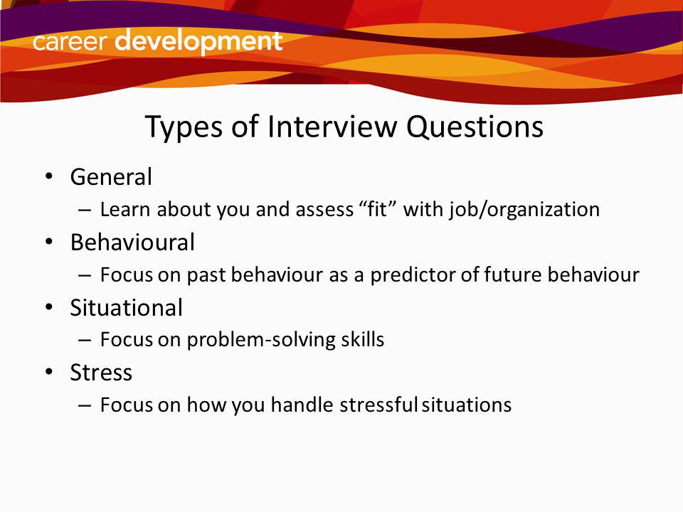 Types of Interview Questions