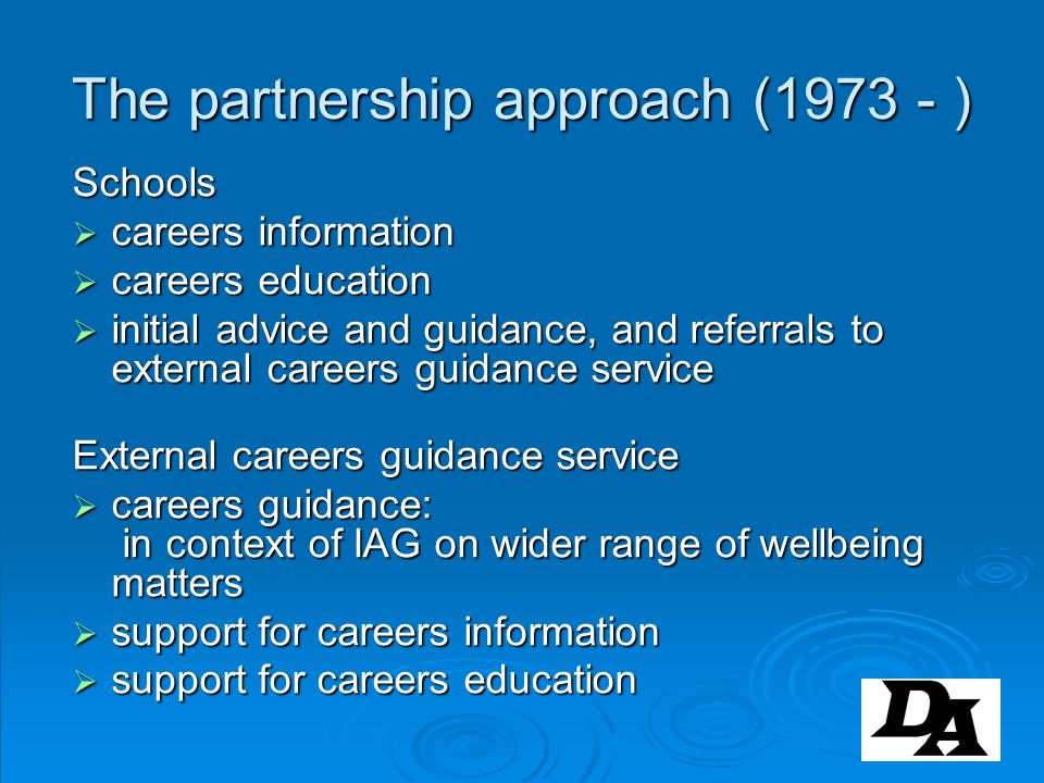 The partnership approach ( )