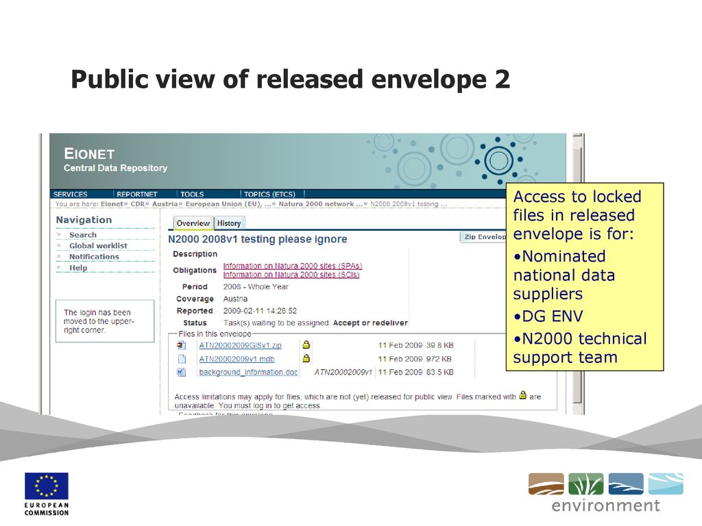 Public view of released envelope 2