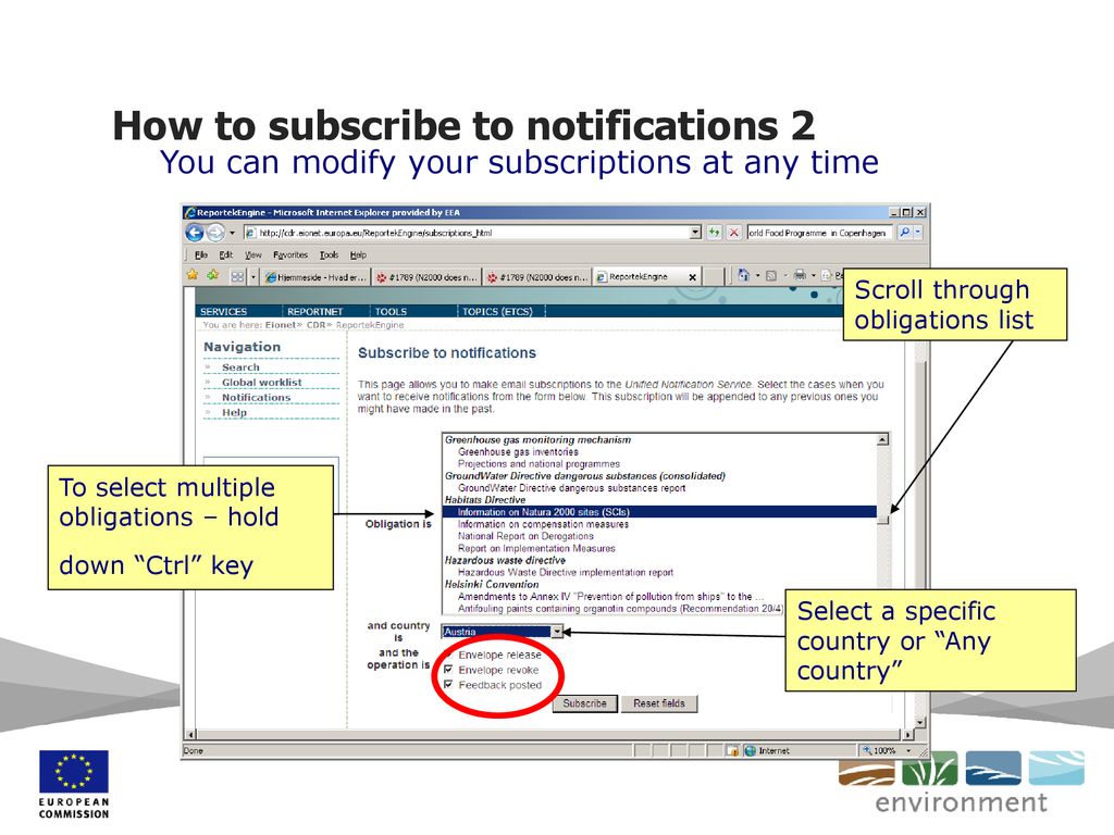 How to subscribe to notifications 2
