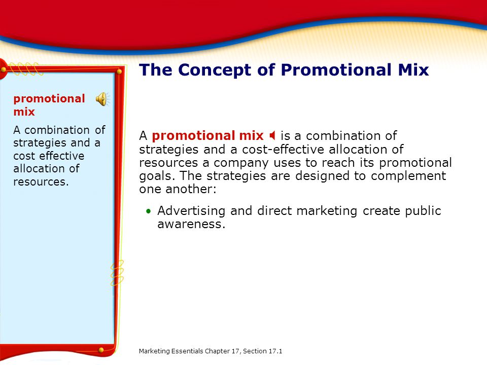 The Concept of Promotional Mix
