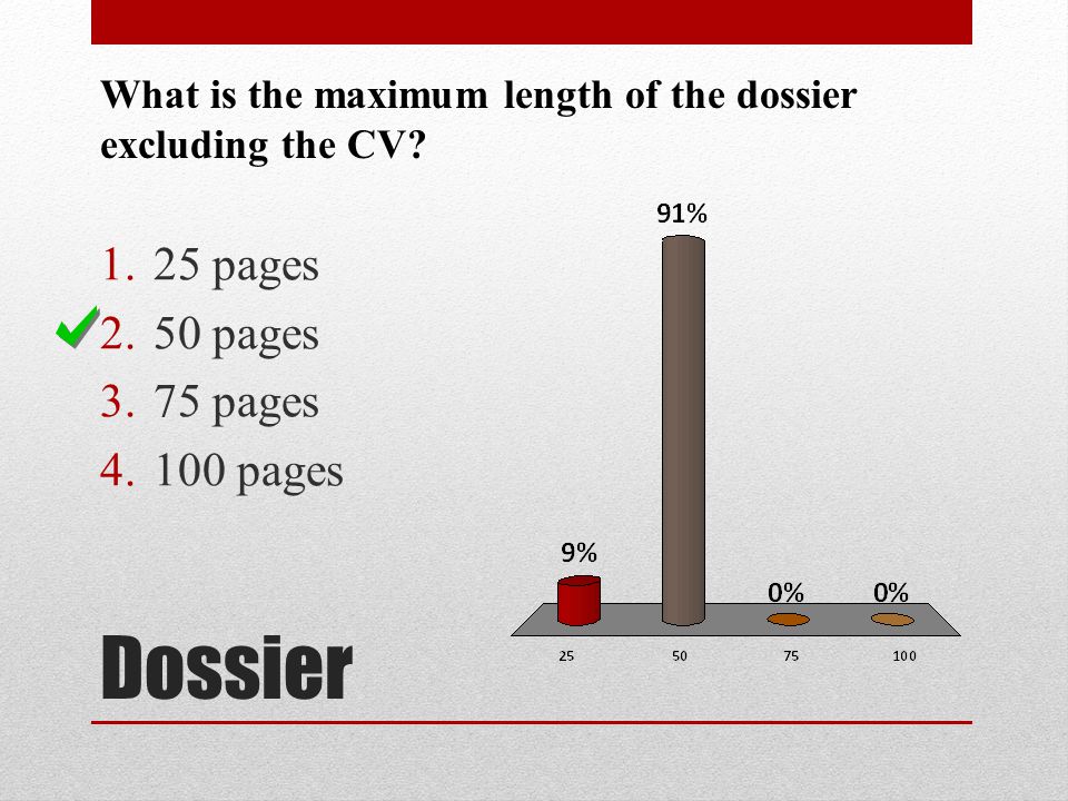 Dossier 25 pages 50 pages 75 pages 100 pages