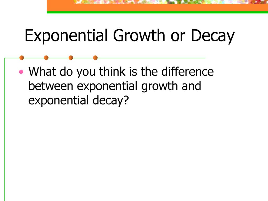 Warm Up Homework: Exponential Growth & Decay Worksheet Warm-Up Within Growth And Decay Worksheet