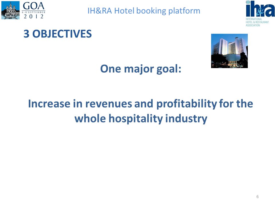 IH&RA Hotel booking platform