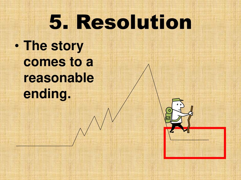 5. Resolution The story comes to a reasonable ending.