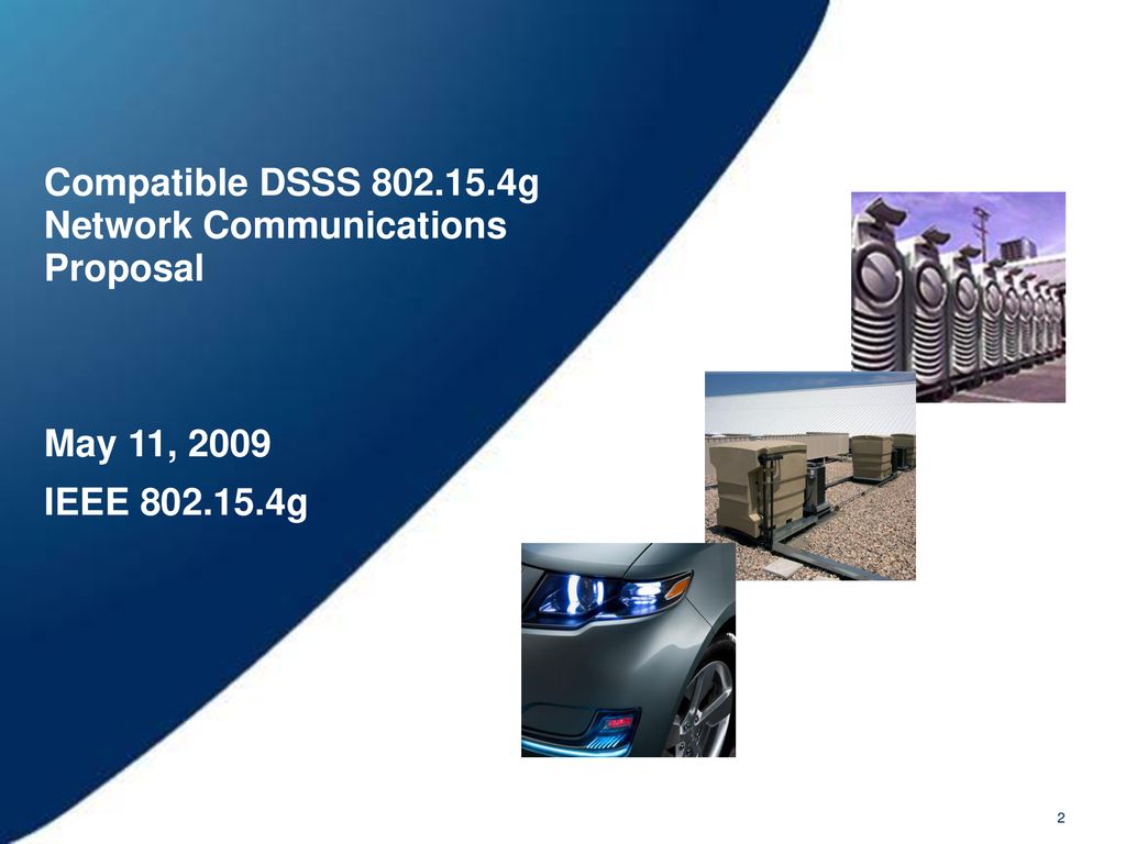 Compatible DSSS g Network Communications Proposal