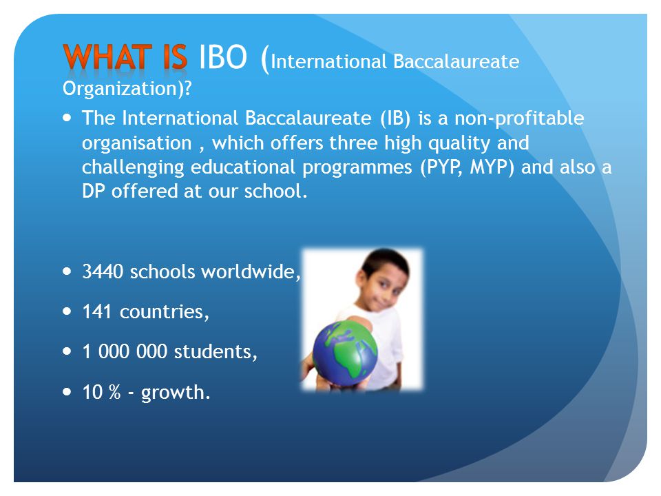 What is IBO (International Baccalaureate Organization)