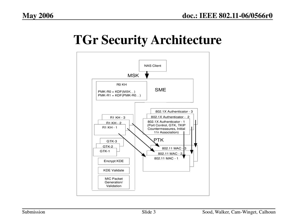 TGr Security Architecture