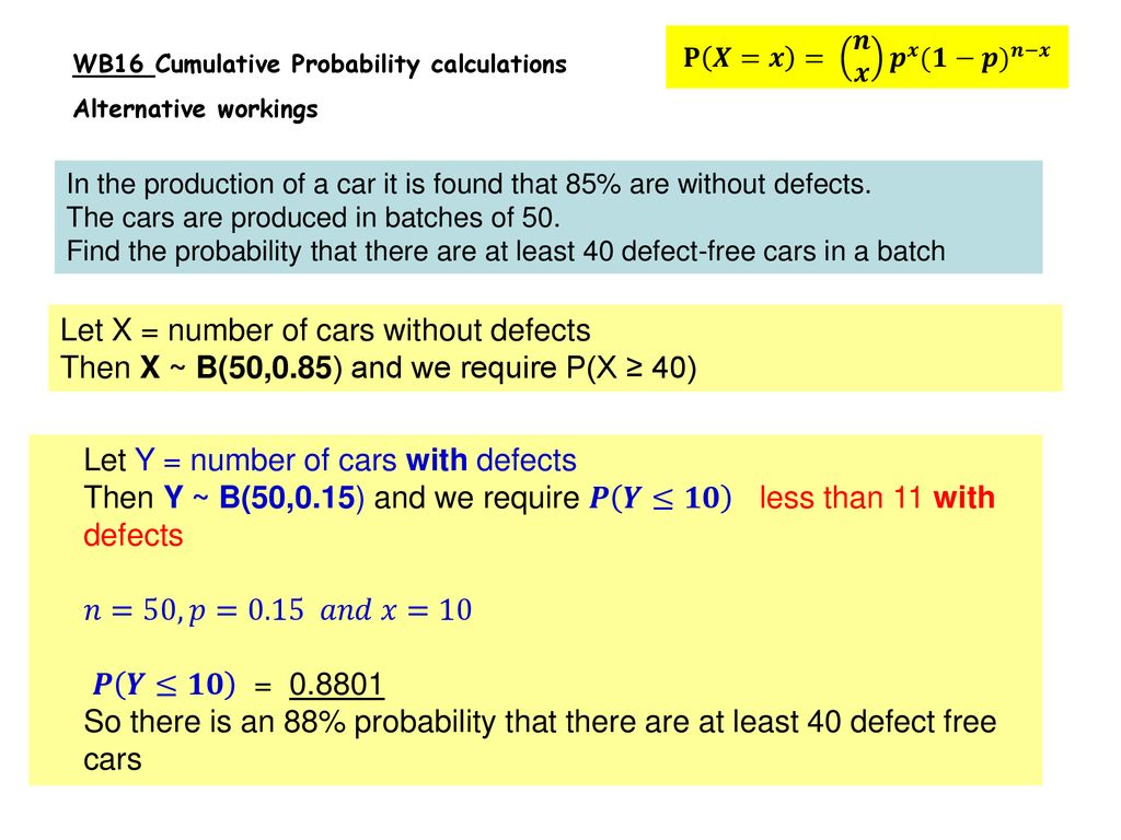Binomial Distribution Ppt Download