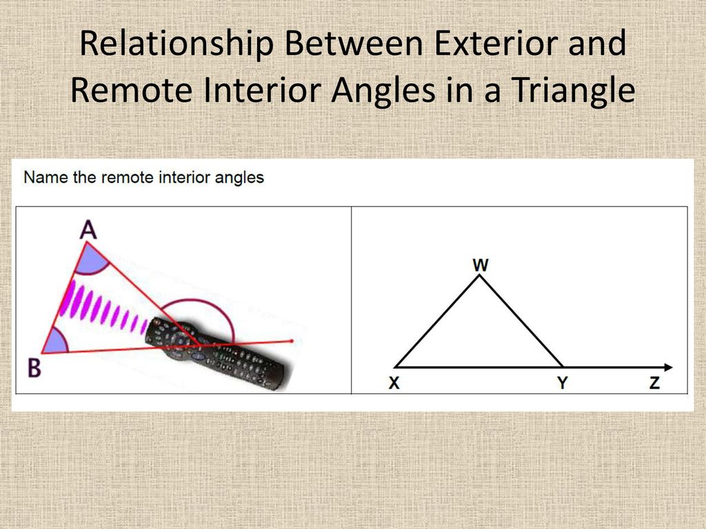 Exterior Angles Of Triangles Ppt Download