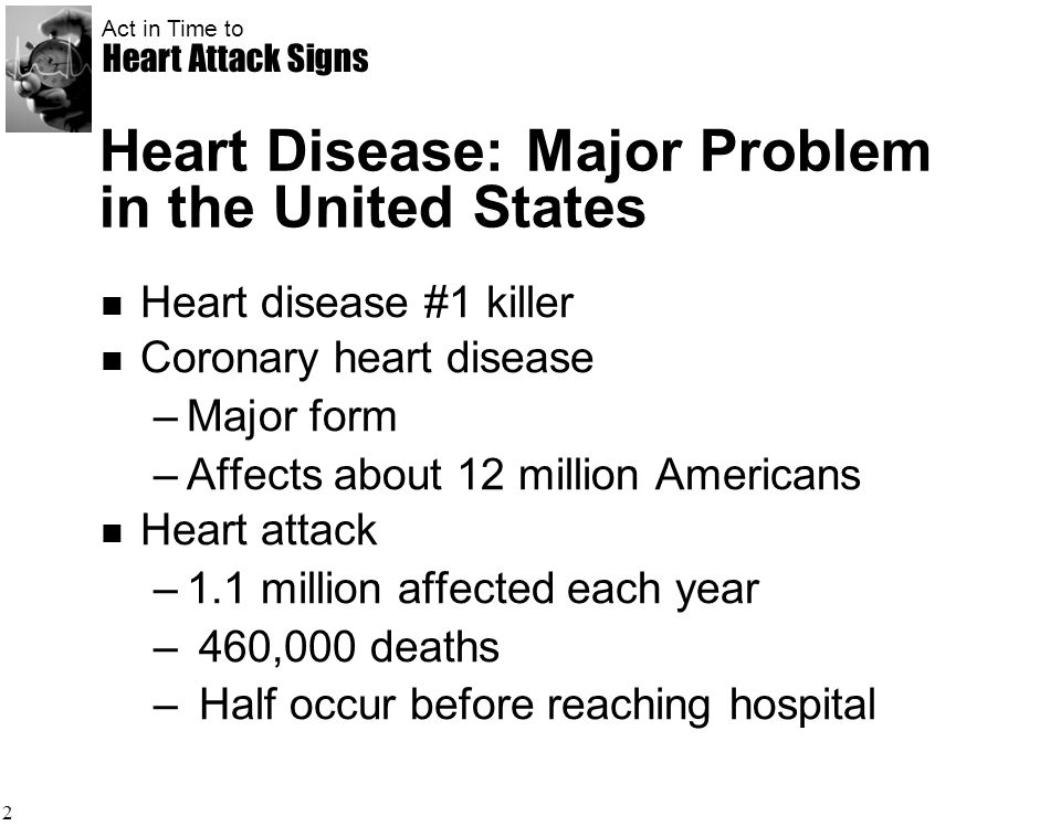 Heart Disease: Major Problem in the United States