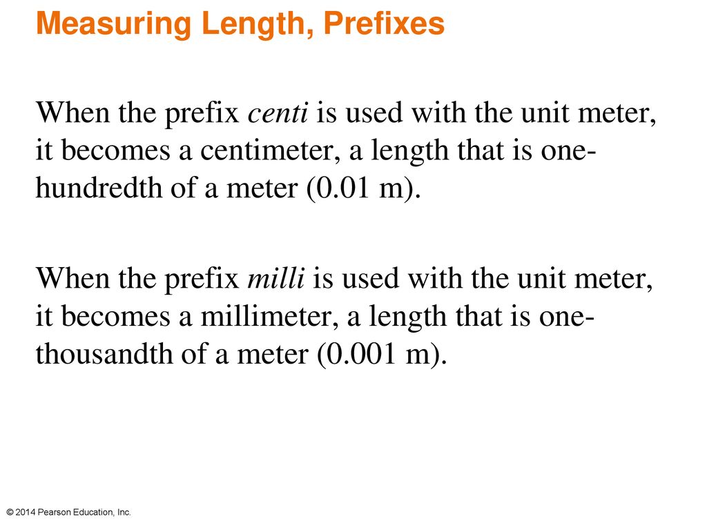 Measuring Length, Prefixes
