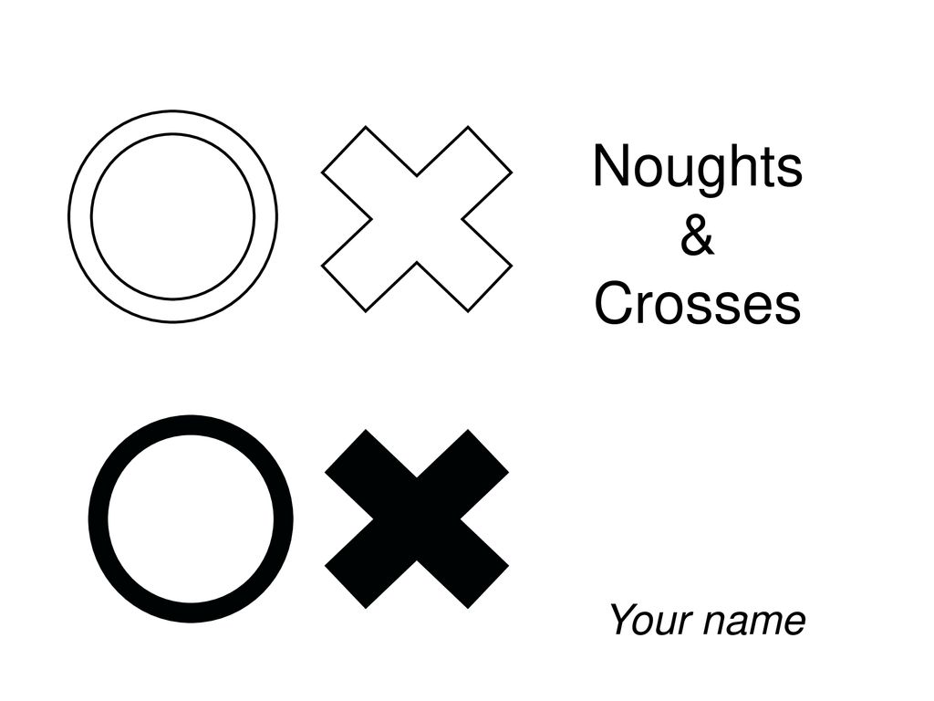 Noughts & Crosses Your name