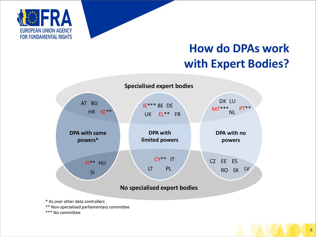 How do DPAs work with Expert Bodies