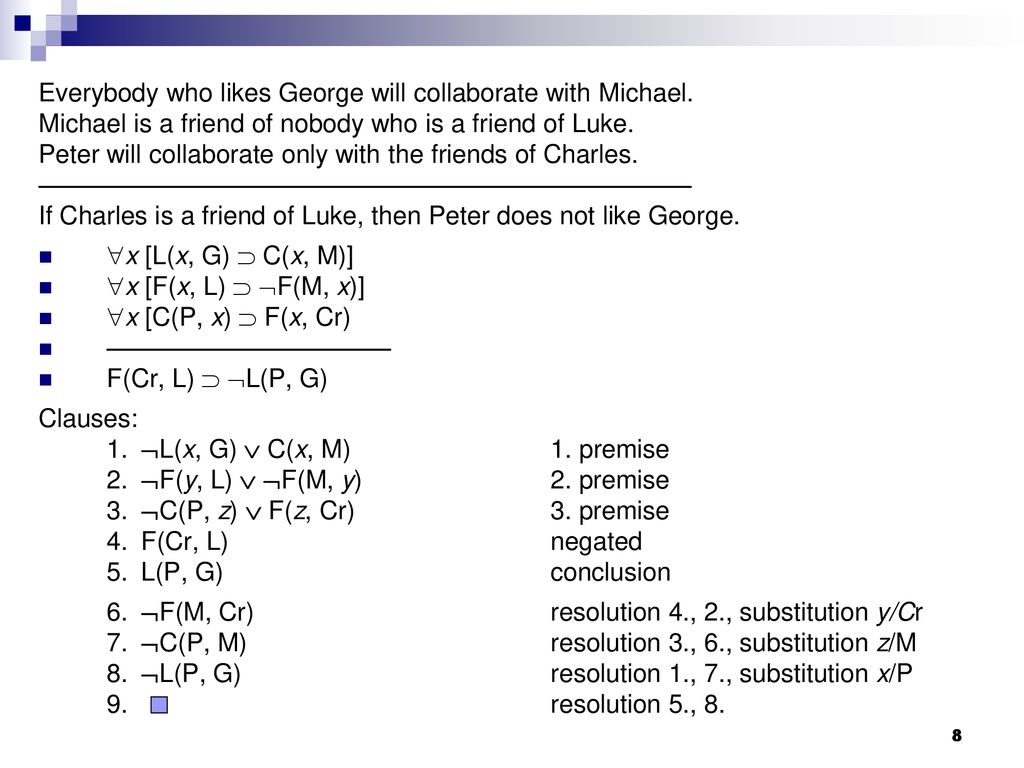 Resolution Method Continuing Examples Ppt Download