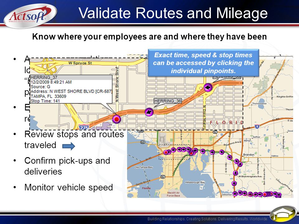 Validate Routes and Mileage