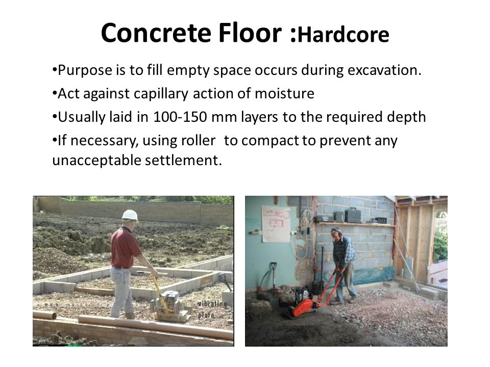 Concrete Floor :Hardcore