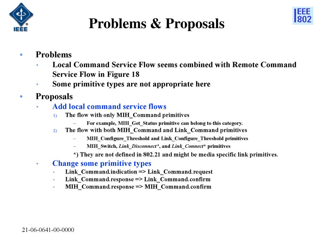 Problems & Proposals Problems Proposals