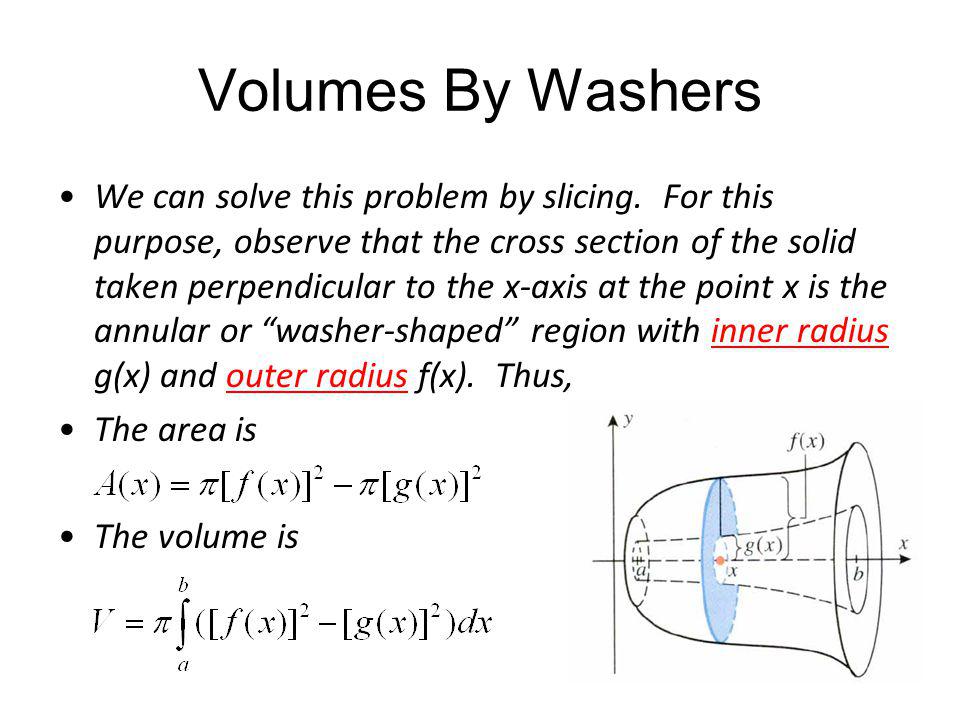 Volumes By Washers