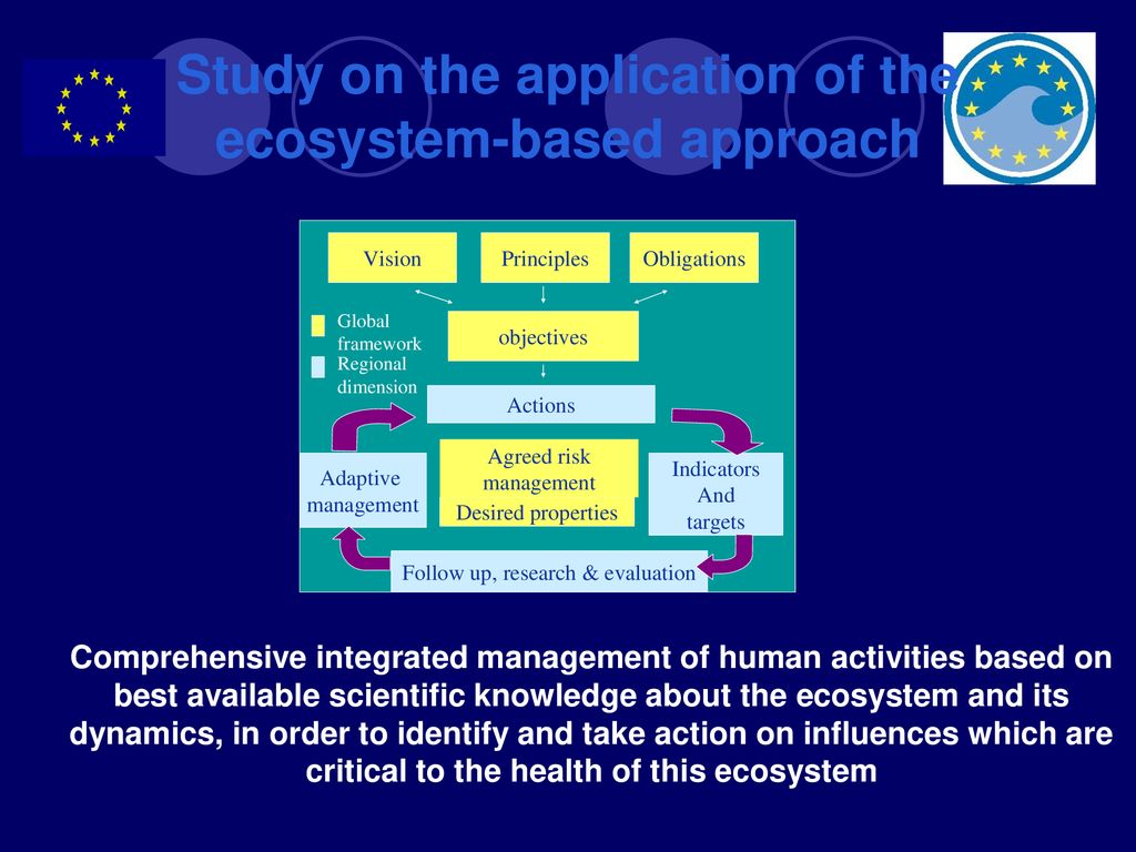 Study on the application of the ecosystem-based approach